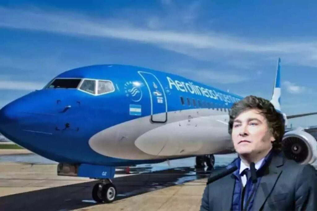 Gracias a Milei, Aerolíneas Argentinas cerró su primer balance anual con ganancias
