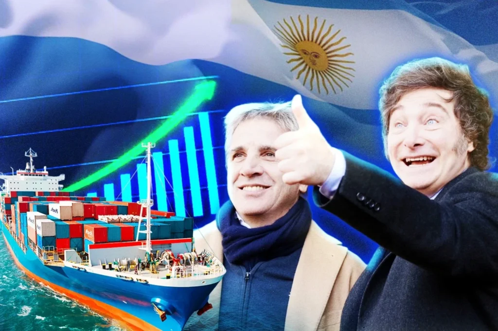 Desde la asunción de Milei, las exportaciones argentinas crecieron un 45%